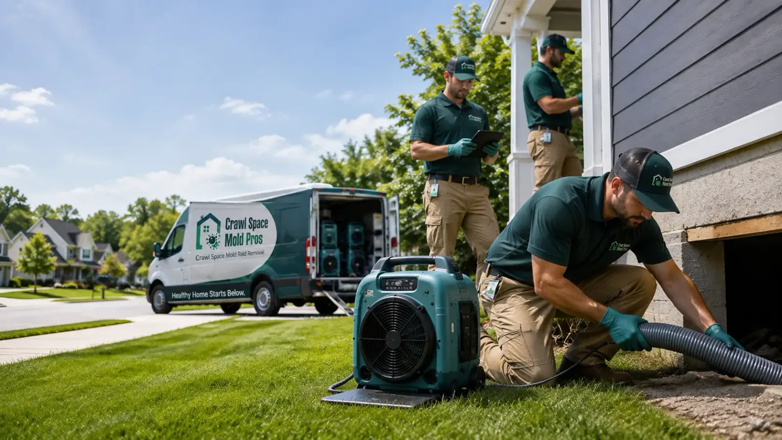Crawl Space Mold Removal in Steen, MN